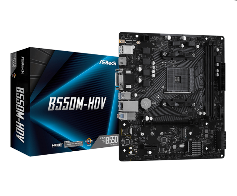 Mainboard Asrock B550M-HDV (90-MXBDJ0-A0UAYZ) |