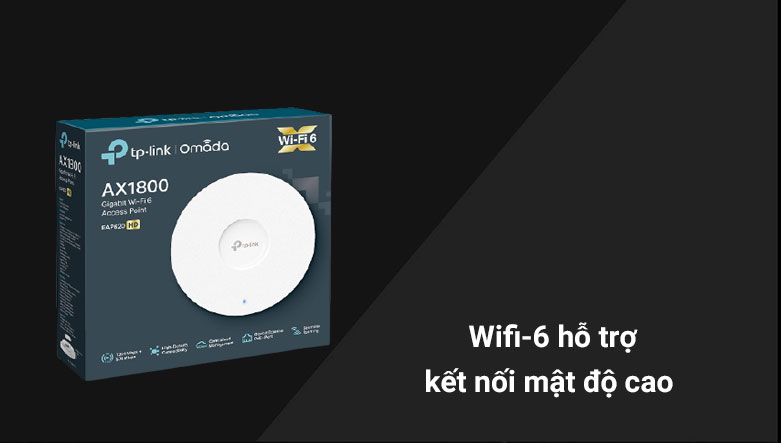 Thiết bị mạng/ Router TPLink EAP620HD | Kết nối mật độ cao 