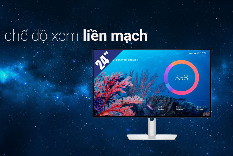 Màn hình LCD Dell 24" U2422HE ( 1920x1080, IPS, 60Hz, 5ms)| Khả năng kết nối mở rộng