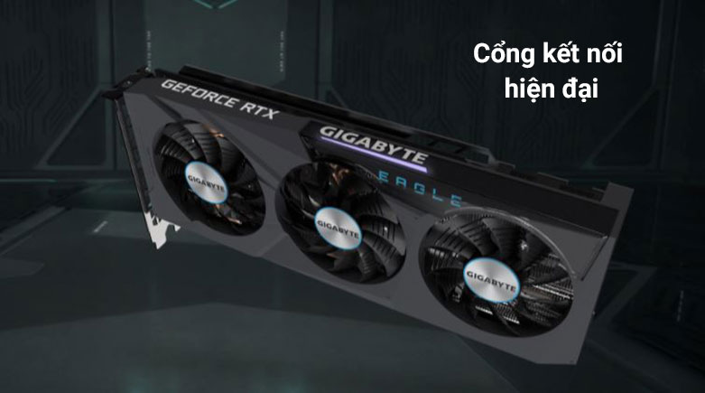 Card màn hình/ VGA Gigabyte GeForce RTX 3070 EAGLE OC 8G (rev. 2.0) | Cổng kết nối hiện đại