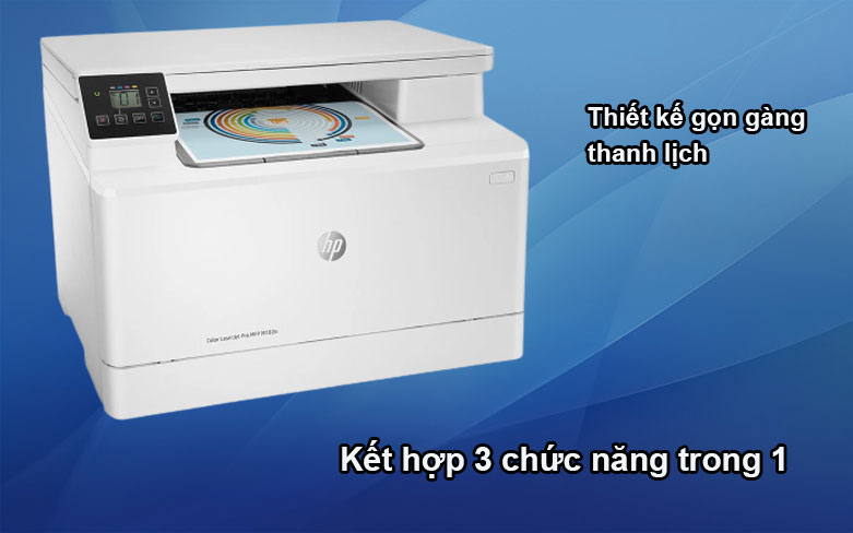 Máy in HP Pro MFP M182n-7KW54A|| Thiết kế gọn gàng, thanh lịch