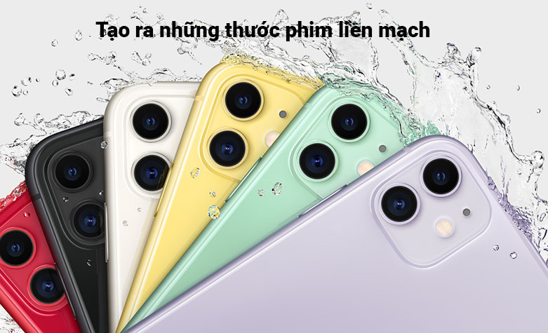 iPhone 11 64GB (BLACK) (MHDA3VN/A) | Tạo ra những thước phim liền mạch