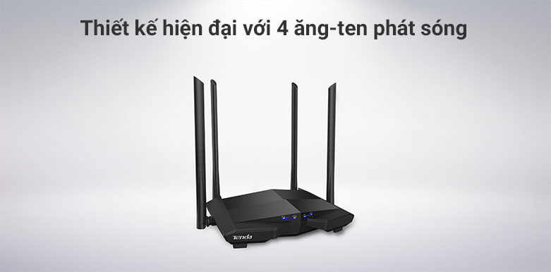 Thiết bị mạng/ Router Tenda AC10v3| Thiết kế hiện đại 