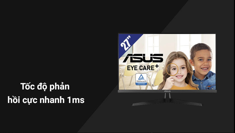 Màn hình LCD Asus 27" VY279HE | Phản hồi nhanh chóng 