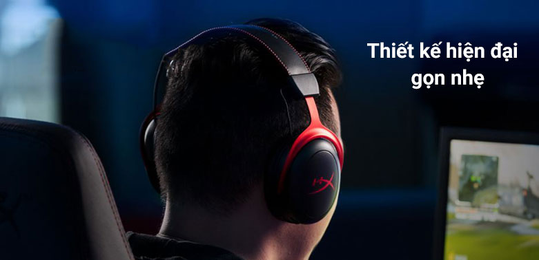Tai nghe không dây HyperX Cloud II Wireless (Đỏ) | Thiết kế hiện đại