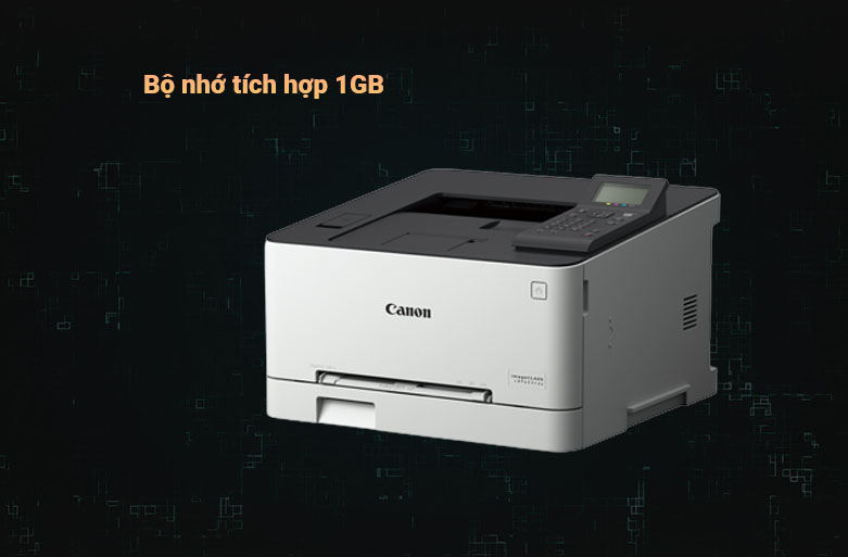 Máy in Canon LBP 623CDW | Bộ nhớ tích hợp 