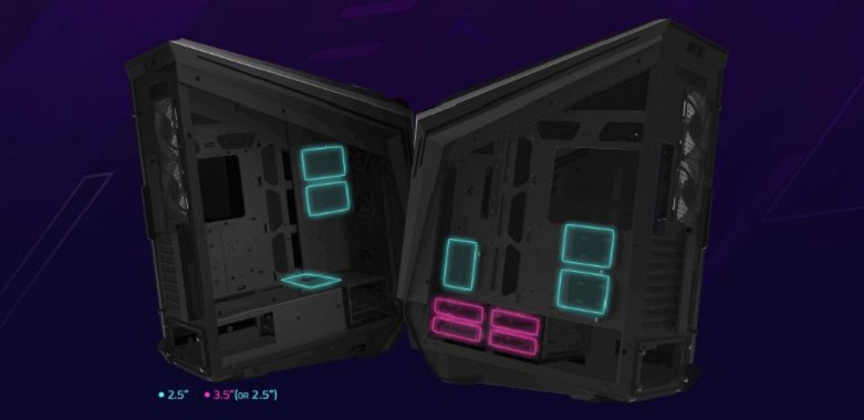 Case Gigabyte Aorus C700 Glass Full Tower | Không gian mở rộng làm mát cao cấp