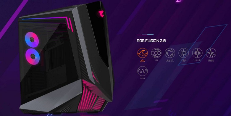Case Gigabyte Aorus C700 Glass Full Tower | Trang bị RGB