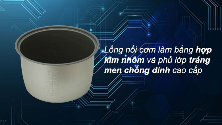 Nồi cơm điện Tiger JNP-1000 Màu trắng (FL) | Lồng nồi cơm làm bằng chất liệu cao cấp