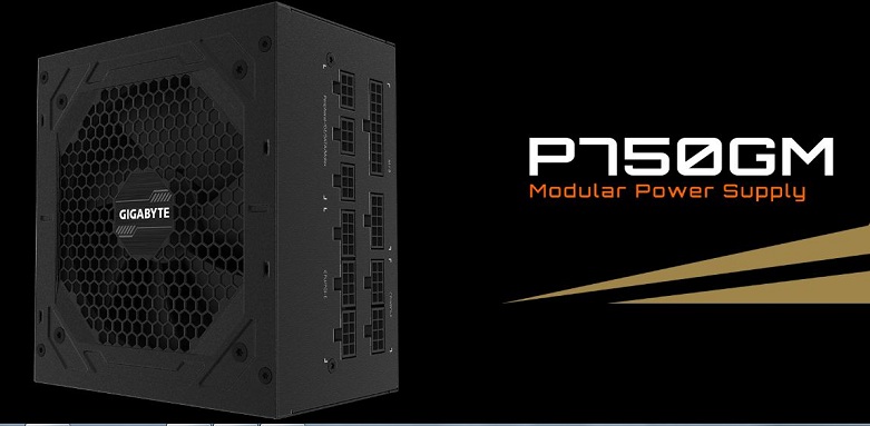 Power Gigabyte GP-P750GM 750W 80 Plus Gold Modular | Thiết kế hoàn toàn hiện đại 