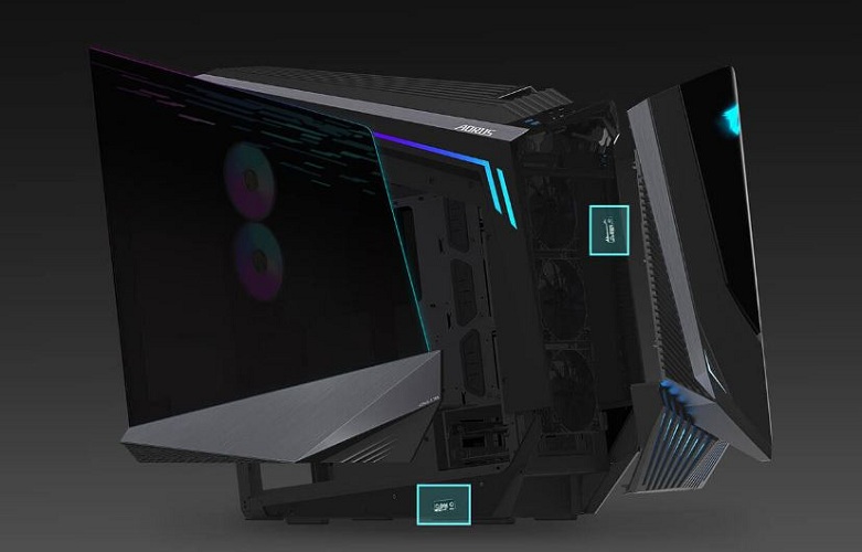 Case Gigabyte Aorus C700 Glass Full Tower | Dễ damg cài đặt sử dụng