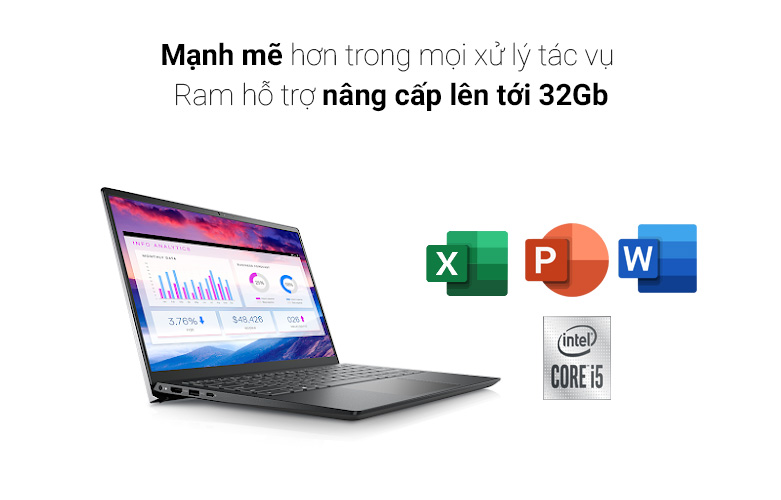 Laptop Dell Vostro 5410 (V4I5214W1) | Mạnh mẽ với mọi tác vụ xử lý