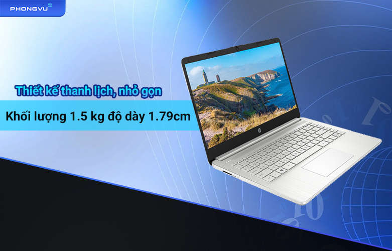 HP 14s-fq1065AU | Thiết kế thanh lịch