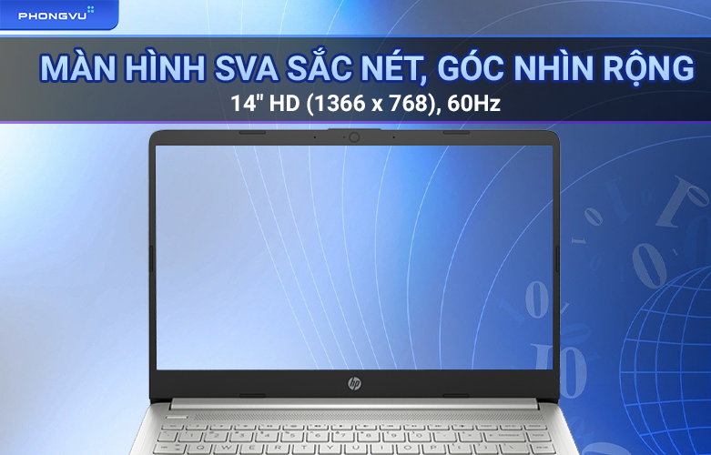 HP 14s-fq1065AU | Màn hình sắc nét