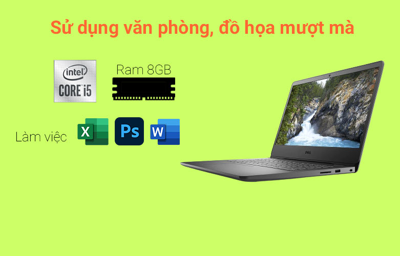 Máy tính xách tay/ Laptop Dell Vostro 3400 | Độ phân giải Full HD sắc nét