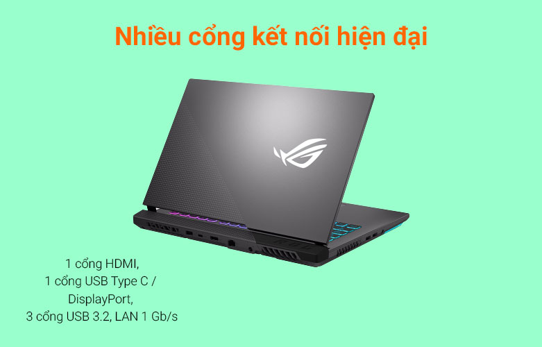 Máy tính xách tay/ Laptop Asus ROG Strix G15 G513IC-HN002T | Dung lượng lưu trữ lớn, khởi động nhanh