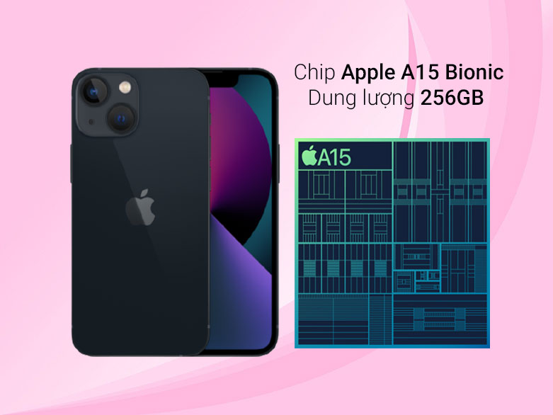 Điện Thoại Di Động iPhone 13 mini 256GB Midnight | Hệ thống Camera sắc nét