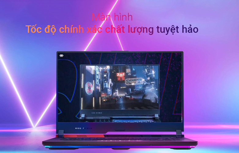 Máy tính xách tay/ Laptop Asus ROG Strix G513IH-HN015T (AMD Ryzen 7 4800H) (Xám) | Màn hình tốc độ chính xác chất lượng tuyệt hảo