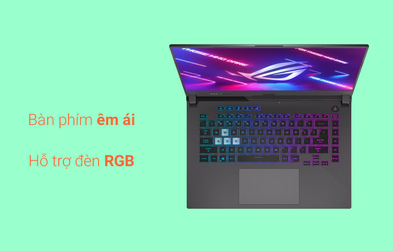 Máy tính xách tay/ Laptop Asus ROG Strix G15 G513IC-HN002T | Nhiều cổng kết nối hiện đại