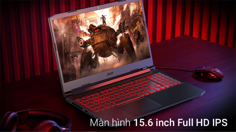 Máy tính xách tay/ Laptop Acer Nitro 5 AN515-45-R86D (NH.QBCSV.005) | Lưu trữ 512GB SSD