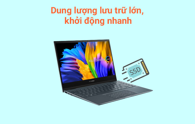 Máy tính xách tay/ Laptop Asus UX363EA-HP532T (i5-1135G7) (Xám) | Sử dụng văn phòng, đồ họa mượt