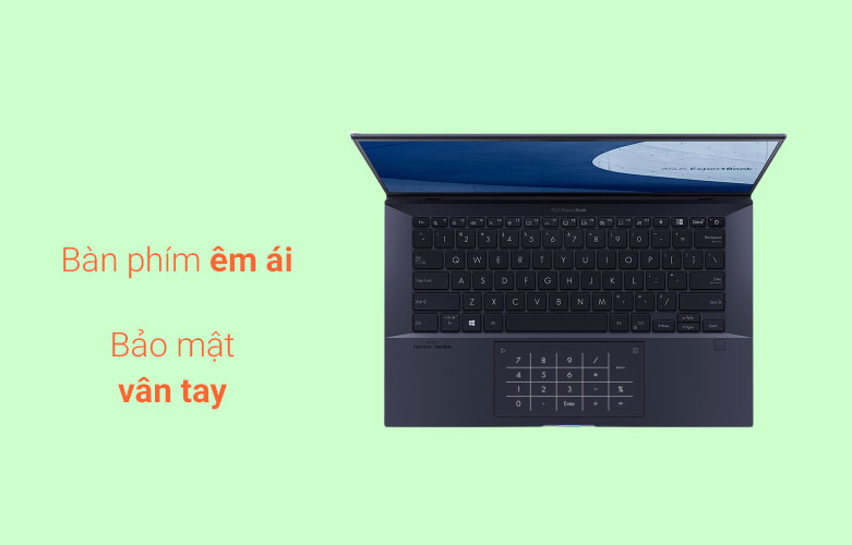 Máy tính xách tay/ Laptop Asus B9400CEA-KC0773T (i5-1135G7) (Đen)| Nhiều cổng kết nối hiện đại