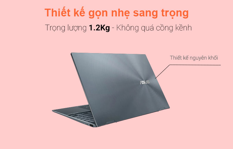 Máy tính xách tay/ Laptop Asus UX325EA-KG538W (i5-1135G7) (Xám) | Dung lượng pin 4 cell 67wh