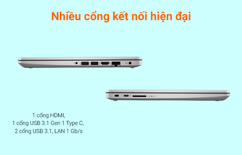 Máy tính xách tay/ Laptop HP 240 G8 (518V6PA) (i5-1135G7) (Bạc) | Dung lượng lưu trữ lớn