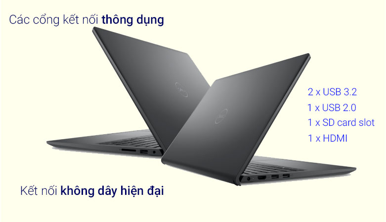 Máy tính xách tay/ Laptop Dell Inspiron 15 3511 | Kết nối thông dụng