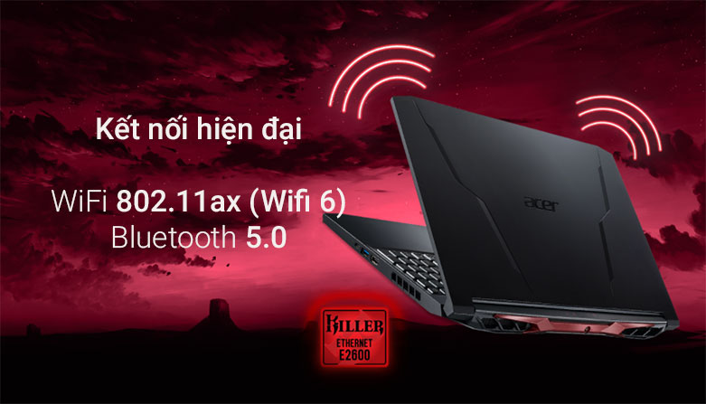 Máy tính xách tay/ Laptop Acer Nitro 5 AN515-45-R86D (NH.QBCSV.005) | Thiết kế đậm chất gaming