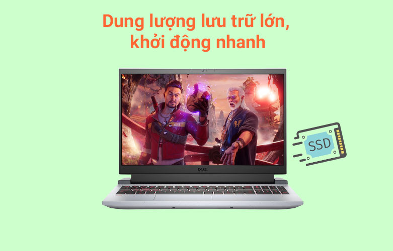 Máy tính xách tay/ Laptop Dell Gaming G15 5515 | Đồ họa mượt mà