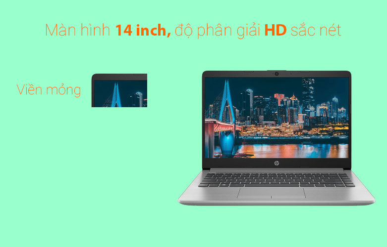 Máy tính xách tay/ Laptop HP 240 G8 (519A4PA) (i3-1005G1) | Thiết kế gọn nhẹ sang trọng