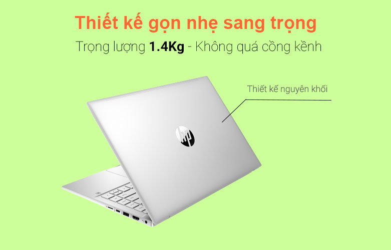 Laptop HP Pavilion 14-dv0520TU (46L92PA) (i3-1125G4) (Bạc) | Dung lượng pin 3 Cell 43Wh