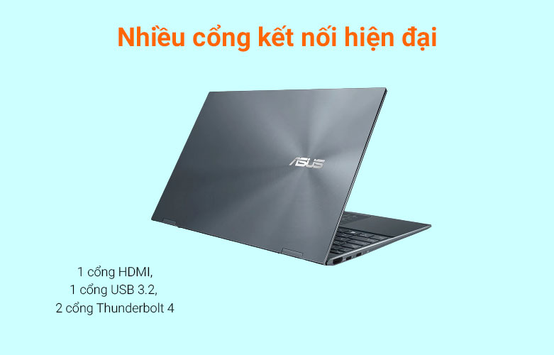 Máy tính xách tay/ Laptop Asus UX363EA-HP532T (i5-1135G7) (Xám) | Dung lượng lưu trữ lớn