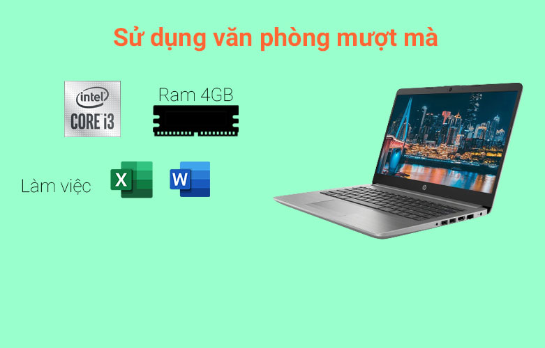 Máy tính xách tay/ Laptop HP 240 G8 (519A4PA) (i3-1005G1) | Độ phân giải HD sắc nét