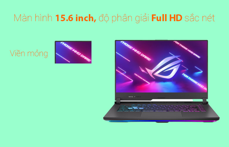 Máy tính xách tay/ Laptop Asus ROG Strix G15 G513IC-HN002T | Thiết kế hiện đại mạnh mẽ