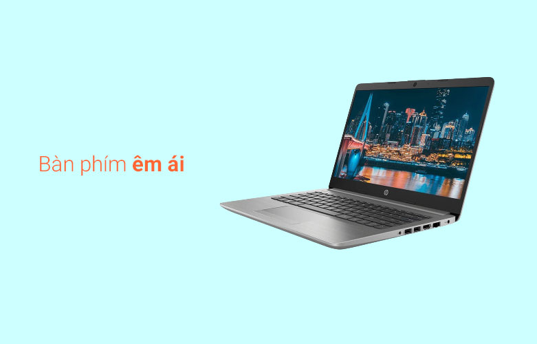 Máy tính xách tay/ Laptop HP 240 G8 (518V6PA) (i5-1135G7) (Bạc) | Nhiều cổng kết nối hiện đại