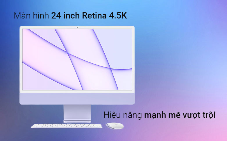 Máy tính để bàn/ PC iMac (2021) | Chân đế thông minh vững chắc