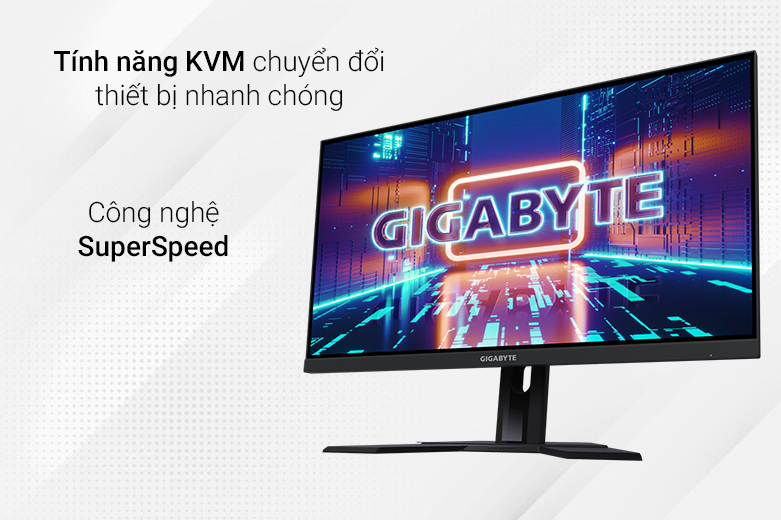 Màn hình LCD 27'' GIGABYTE M27Q-EK| Tính năng KVM chuyển đổi