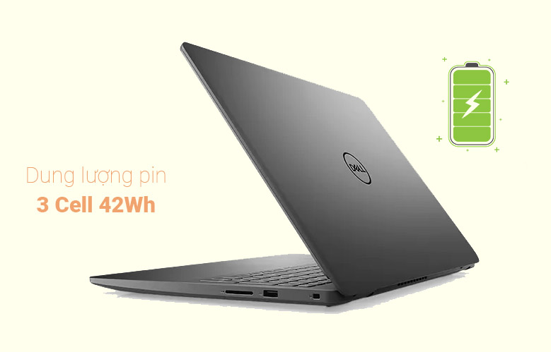 Máy tính xách tay/ Laptop Dell Vostro 15 3500 (3500-V5I3001W) (i3-1115G4) (Đen) | dung lượng pin 3 Cell 42Wh