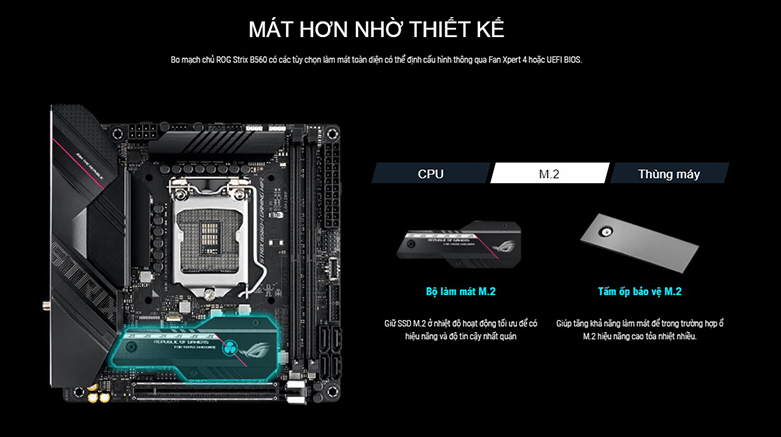 Bo mạch chính/ Mainboard ASUS ROG-STRIX B560-I GAMING (WIFI) | Kết nối internet tốc độ cao