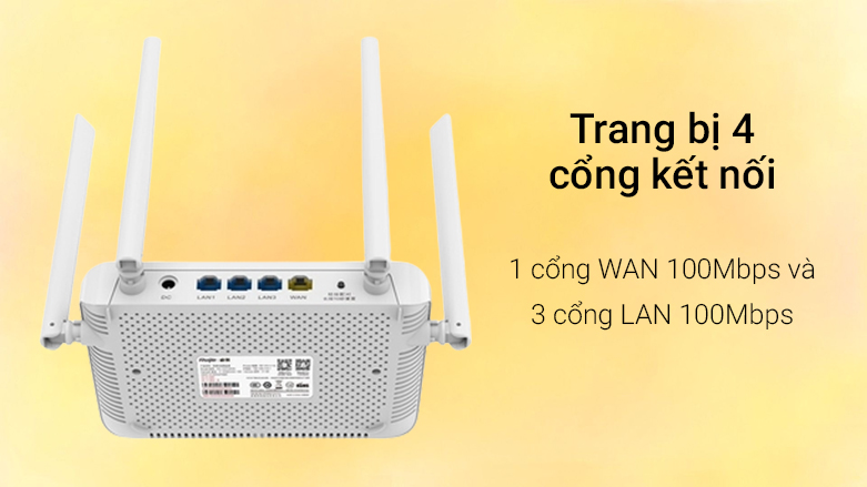 Router Wifi Ruijie Reyee RG-EW1200 | Công nghệ lưới reyee độc quyền