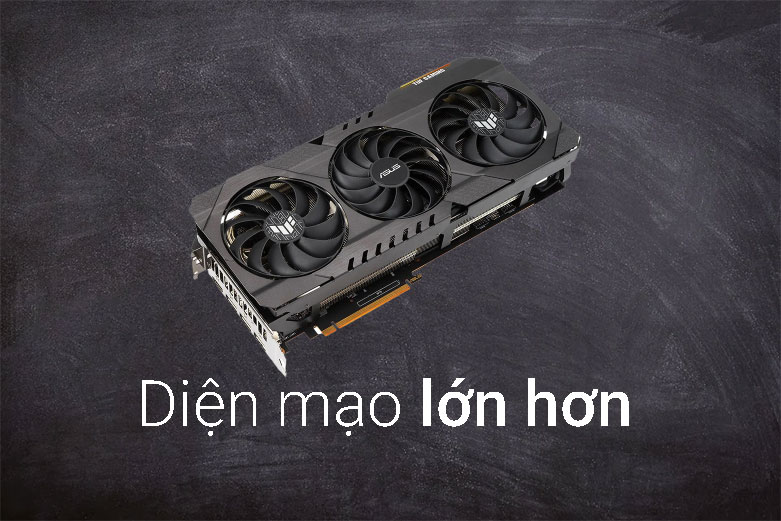 VGA ASUS TUF GAMING Radeon™ RX 6900 XT| Diện mạo lơn hơn