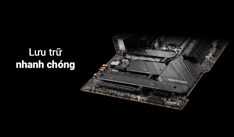 Bo mạch chính/ Mainboard MSI MAG Z690 TOMAHAWK WIFI DDR4| Lưu trữ nhanh chóng