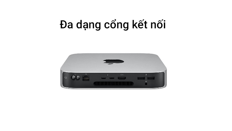 Máy tính để bàn/ PC Mac Mini 2020 Z12P000HS (M1/16GB/SSD2TB) (Bạc) | Đa dạng cổng kết nối