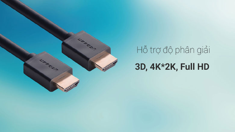 Cáp HDMI 1.4 Ugreen 10109 5m | Chiều dài dây 5m