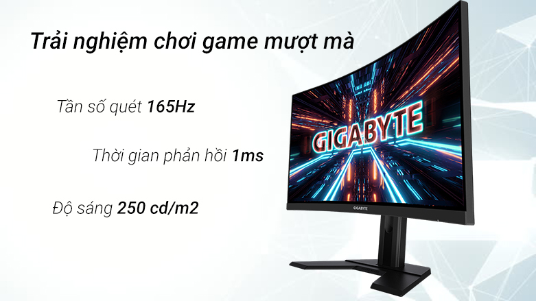 Màn hình LCD 27'' GIGABYTE G27FCA-EK| Trải nghiệm chơi game mượt mà 