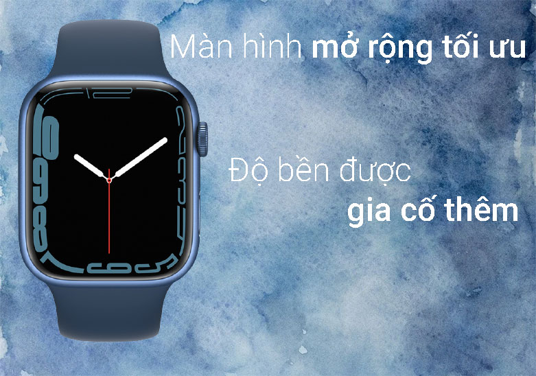 Apple Watch Series 7 GPS + Cellular, 45mm Blue | Màn hình mở rộng tối ưu