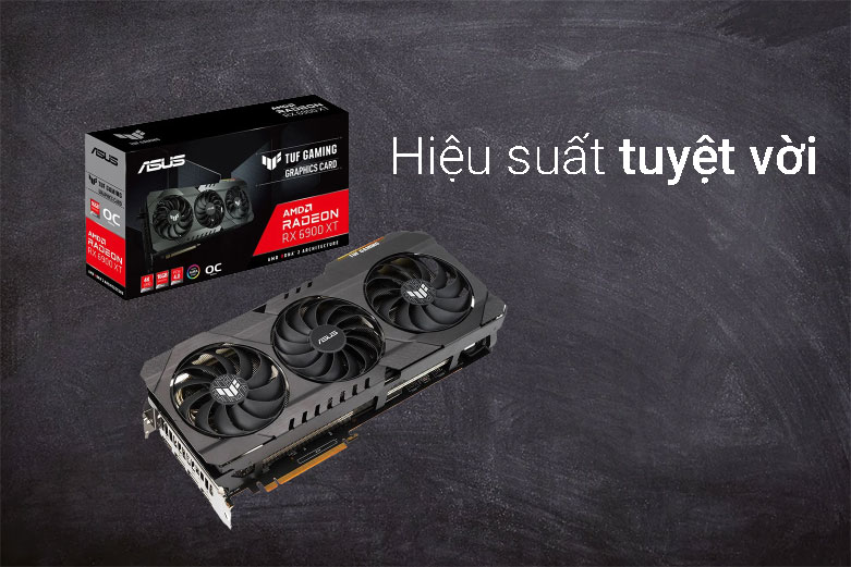 VGA ASUS TUF GAMING Radeon™ RX 6900 XT| Hiệu suất tuyệt vời