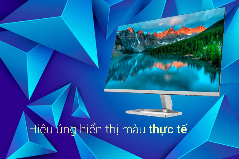 Màn hình LCD HP 27'' M27f (1920x1080, IPS, 60Hz, 5ms) | Thiết kế chân đế đơn giản, nhỏ gọn